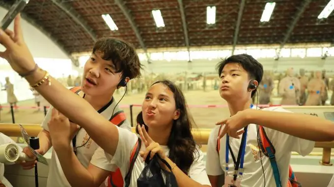 13国华裔青少年走进陕地 周秦故地开启礼乐寻根之旅