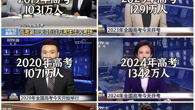 8年涨270万!高考人数暴涨引热议,网友:考大学不难,难的是就业