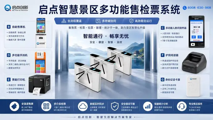 新疆4A级旅游景区售检票管理系统:启点创新智慧票务系统全域协同