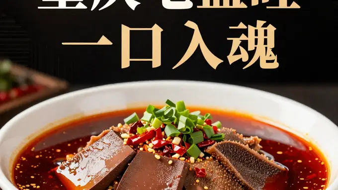 重庆毛血旺:鸭血+毛肚+红油,麻辣鲜香,一口入魂!