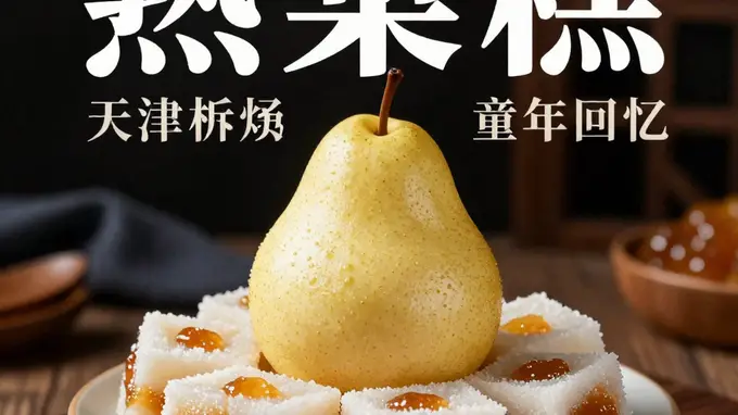 熟梨糕:天津孩子的童年回忆,果酱与米糕的碰撞