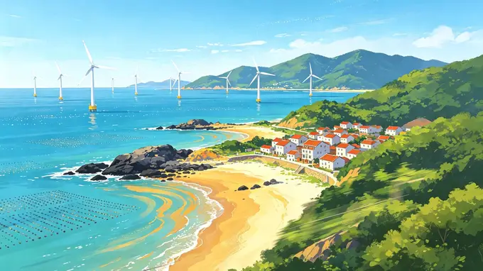 G878高铁专属浪漫 海上风车岛直达长安街的一路风景