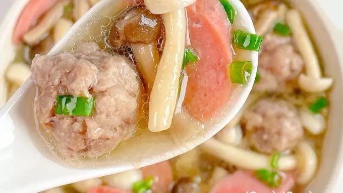 三鲜肉丸汤 暖鲜上头家常汤 全家喝不够
