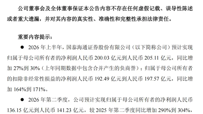 券业巨头，业绩创历史新高
