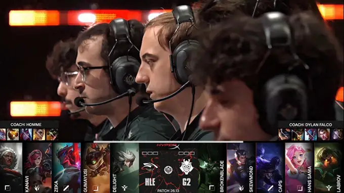 LOL-MSI:HLE“降维打击”团战美如画,3-0轻取G2晋级胜者组决赛