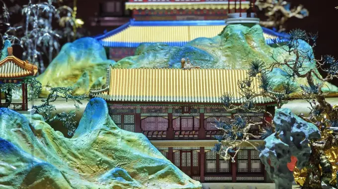 数字光影复原故宫乾隆花园全域风貌