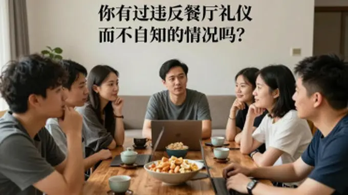你有过违反餐厅礼仪而不自知的情况吗？网友：这种不是旅游景点的寺庙的规矩还是真有意思