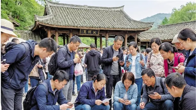 “用游客的脸赚钱”成景区生意 边界感缺失引热议