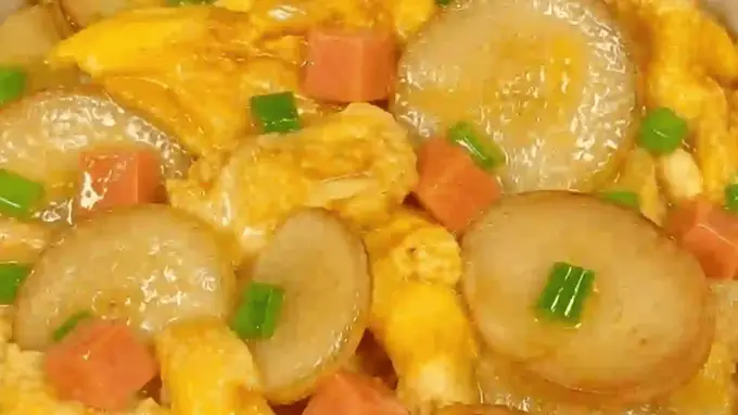 杏鲍菇抱蛋鲜香来袭 家常美味半小时上桌