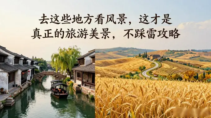 去这些地方看风景，这才是真正的旅游美景，不踩雷攻略