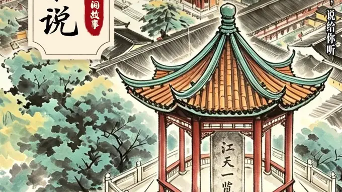 镇江金山“江天一览”为何大小不一?背后故事太妙了