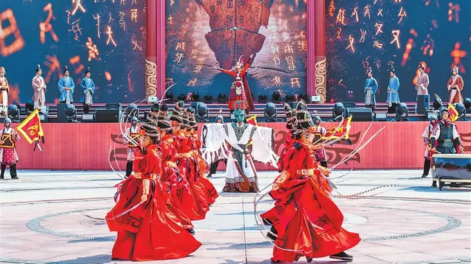 殷商神画启幕首周揽客近十万 沉浸式文旅带火安阳殷商文化