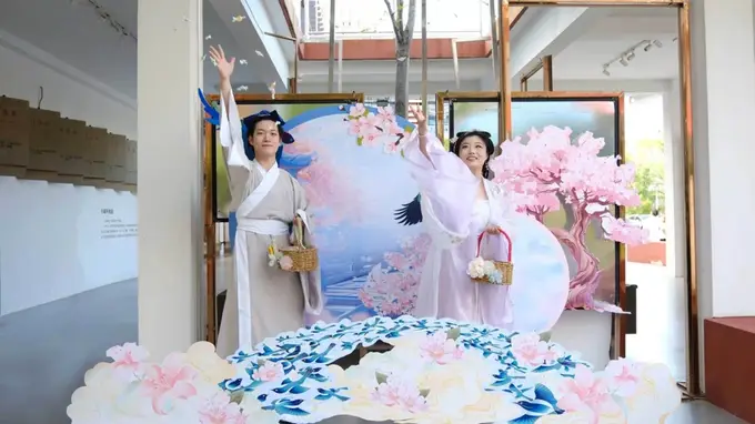 穿针引线牵良缘，草坪纳凉看大戏！金山这场七夕活动，浪漫又“够味”