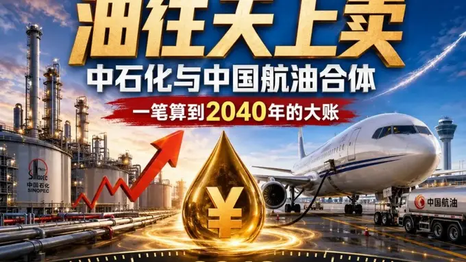 汽柴油见顶之后，油往天上卖：中石化与中国航油合体，一笔算到2040年的大账