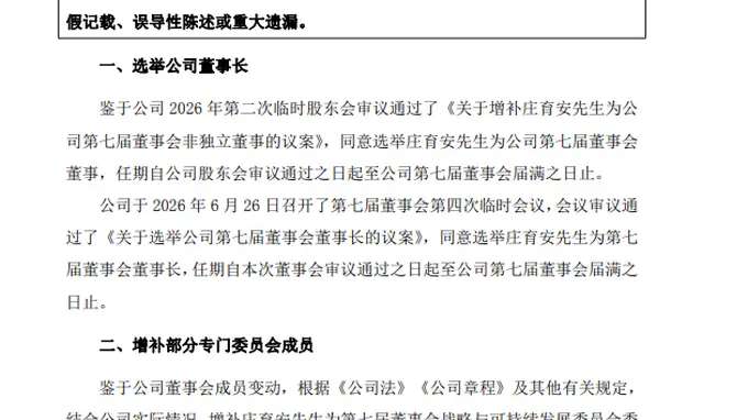 知名上市光伏企业董事长换人!