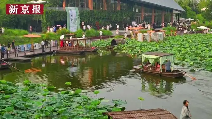 7月26日北京温榆河公园“荷以生活·艺术自然季”启幕 荷塘诗乐交织点亮最美夏夜