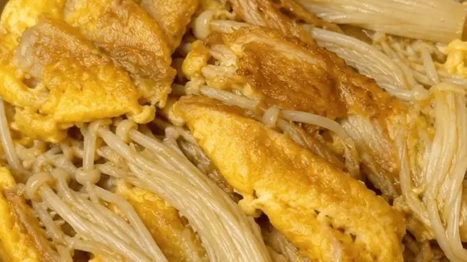 金针菇滑蛋 十分钟快手家常鲜香美味