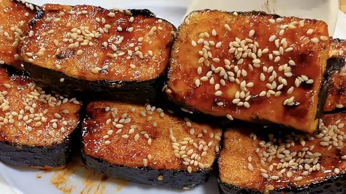 低脂素菜海苔豆腐烧，少油不腻，中老年常吃好