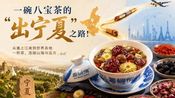 一碗八宝茶的”出宁夏”之路！
