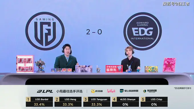LGD战胜EDG拿下开门红