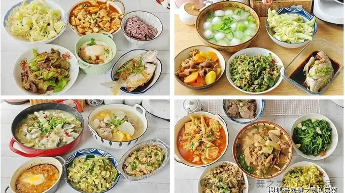 一周七天不重样的餐桌菜单 大人孩子都爱吃的家常味