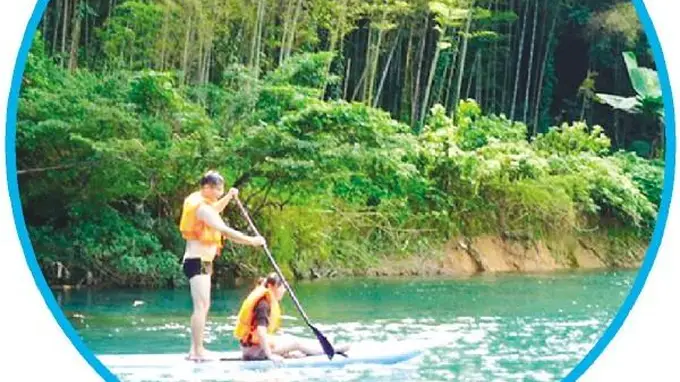 桨板玩转桂林山水 文体旅融合激活新动能