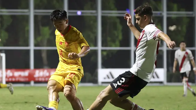U17国足点胜河床U17挺进决赛 将与阿森纳U17争夺冠军