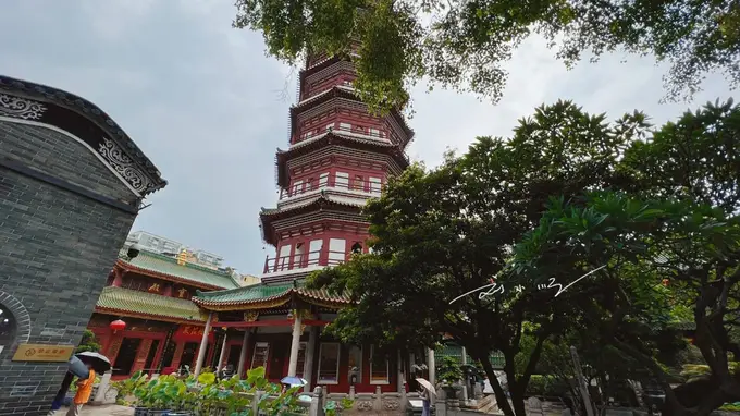 广州市中心“最尴尬”的千年古寺，位置太隐蔽，好多游客不知道？