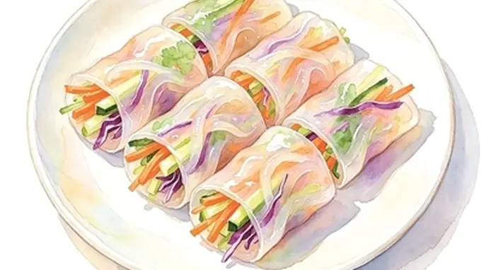 小暑:海蜇蔬菜卷 消暑三伏天(食愈24节气)