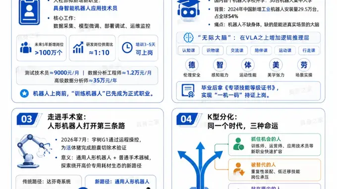 国家认证!机器人正在派发100万个「新饭碗」