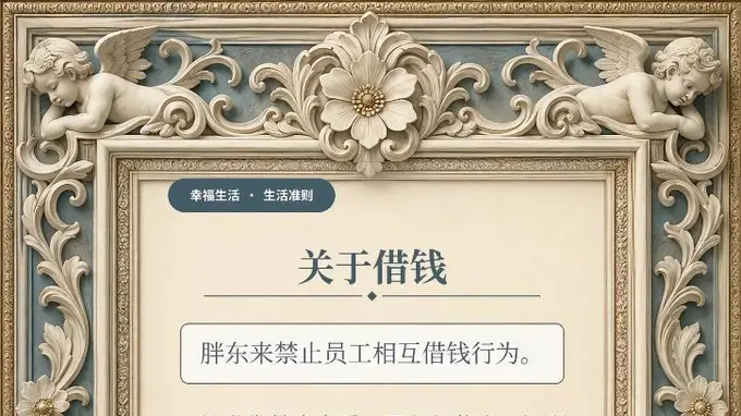于东来深夜发文:胖东来禁止员工相互借钱,称其为不成熟表现