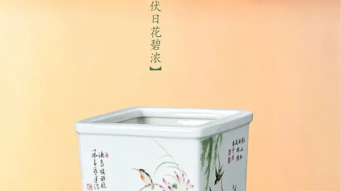 广州博物馆藏民国瓷器展 立秋暑未尽荷香意趣浓