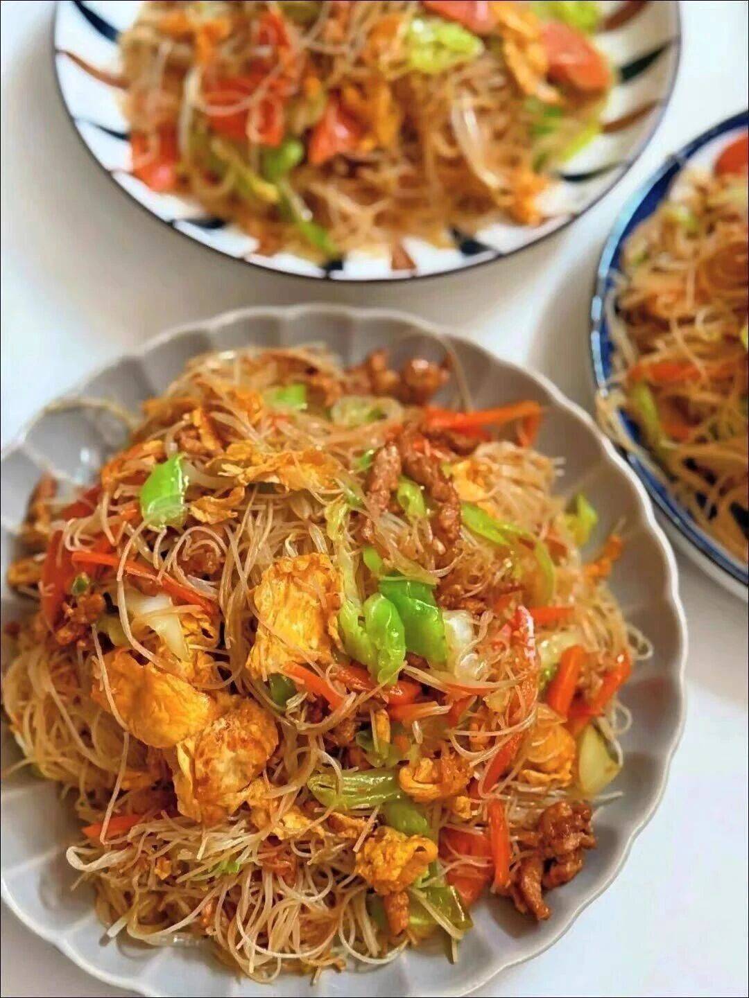 丰顺淮山米粉，配料干净，怎么做都好吃